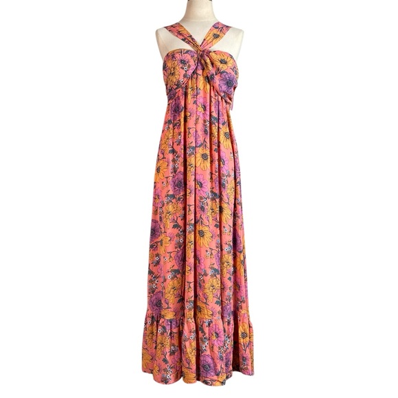 🆕 Buddy Love Charlotte Halter Maxi Dress - Picture 2 of 5